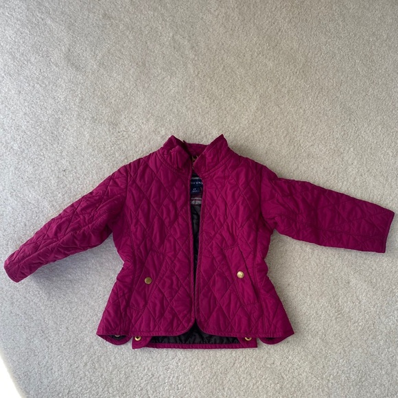 Lands' End Other - Maroon Lands’ End toddlers quilted jacket